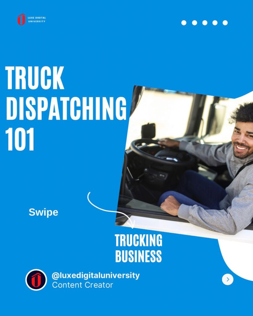 Truck Dispatching 101